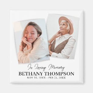 Memorial Funeral Favor Photo Magnet