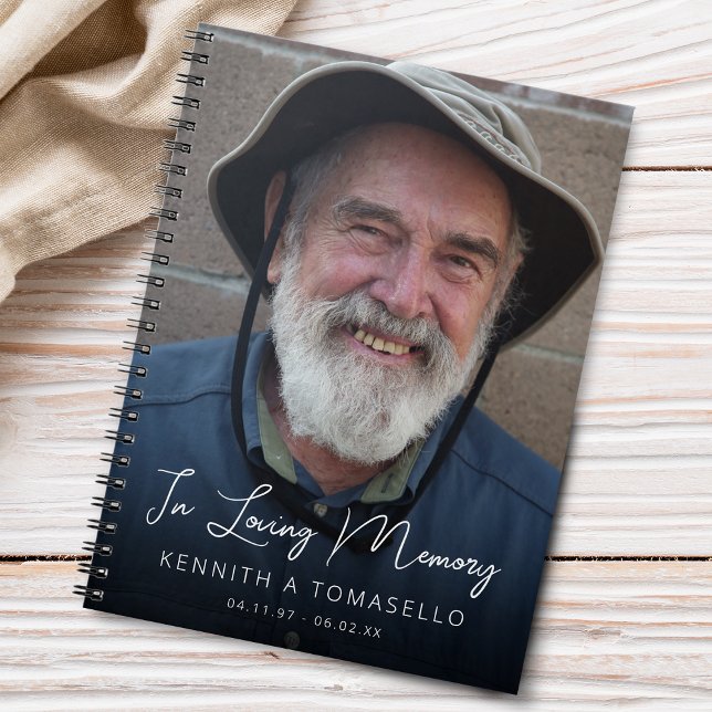 Memorial Funeral Photo Guest Notebook (Memorial Funeral Photo Guest Notebook)