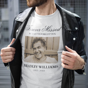 Memorial Funeral Photo Remembrance T-Shirt