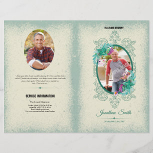 Memorial Funeral Program Template