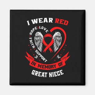 Memorial Gifts For Loss Of Great Niece Heart Disea Magnet