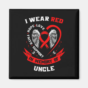 Memorial Gifts For Loss Of Uncle Heart Disease Awa Magnet