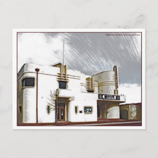 Memorial Hall, Mosman Park Postcard