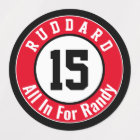 Memorial Helmet Label