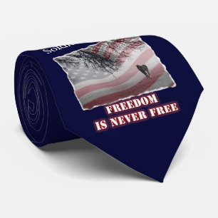 Memorial Honouring Soldier or Peace Officer Tie