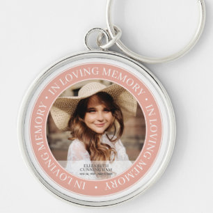 Memorial In Loving Memory Classic Custom Photo Key Ring