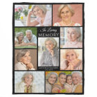 Memorial IN LOVING MEMORY Photo Collage Black