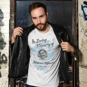 Memorial In Loving Memory Photo T-Shirt