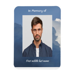Memorial Keepsake Clouds Sky Heavenly Magnet