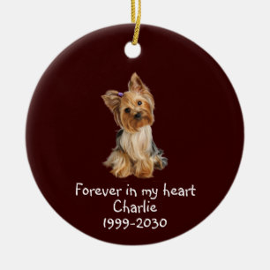Memorial Keepsake Dog Pet Animal Ceramic Tree Decoration