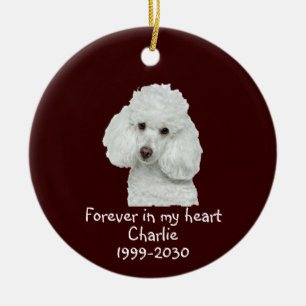 Memorial Keepsake Dog Pet Animal  Ceramic Tree Decoration