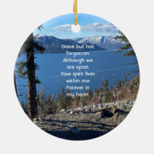  Memorial Keepsake Lake  Forest Trees Ceramic Tree Decoration