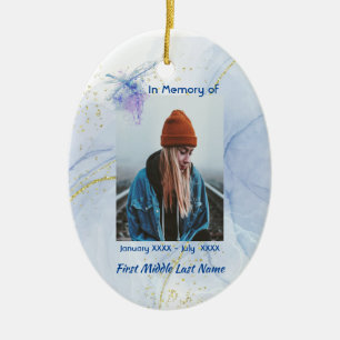 Memorial Keepsake Memorial Dragonfly Ceramic Tree Decoration