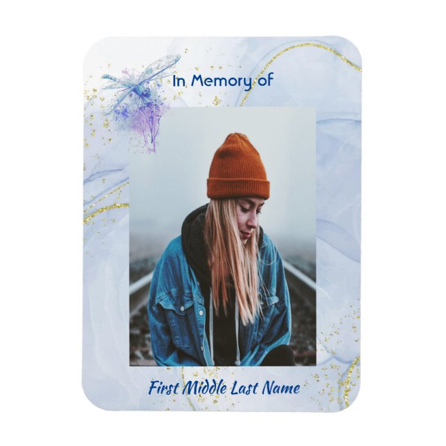  Memorial Keepsake Memorial Dragonfly Magnet (Vertical)