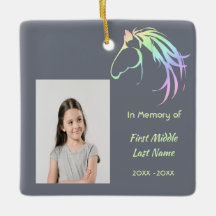 Memorial Keepsake Pastel Horse Art