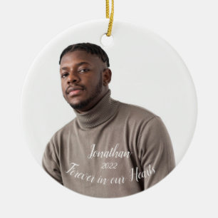 Memorial Keepsake Personalised Christmas Ornament