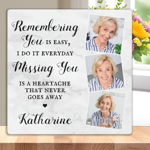 Memorial Keepsake Remembrance Personalised Photo Plaque