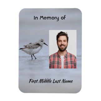 Memorial Keepsake Sandpiper Shore Bird Magnet