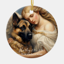 Memorial Loss of German Shepherd Art Photo 