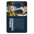 Memorial Modern Photo Prayer Card Keepsake