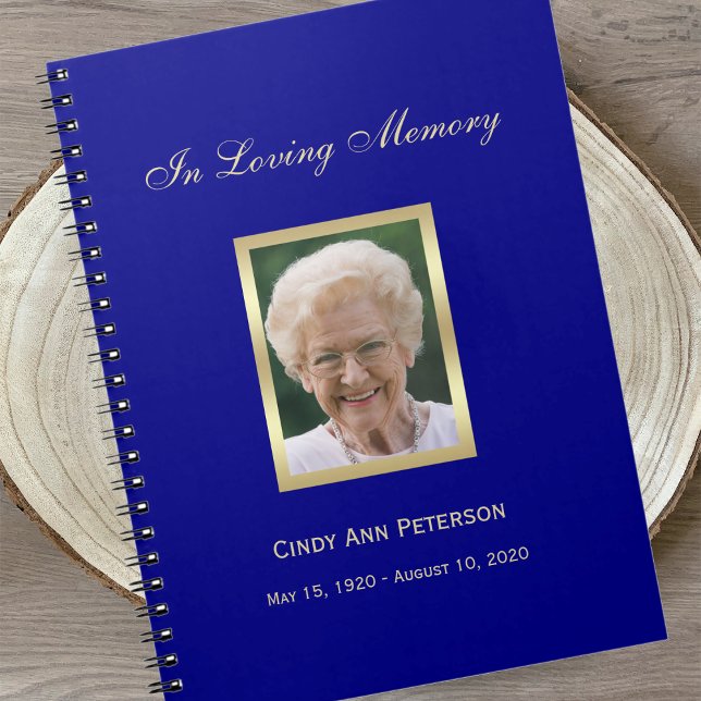 Memorial or Funeral Guest Book Notebook (Creator Uploaded)