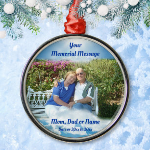 Memorial Ornaments for Mum, Dad, Parents Loved One