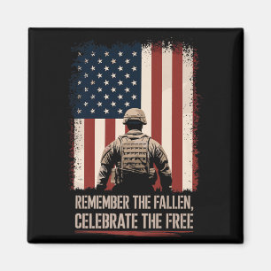Memorial Patriot Flag Design Veterans Day 4th of Magnet