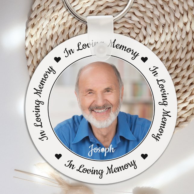 Memorial Personalised Photo In Loving Memory Key Ring (Creator Uploaded)