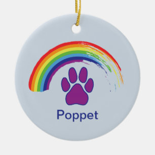 Memorial Pet Ceramic Circle Tree Decoration