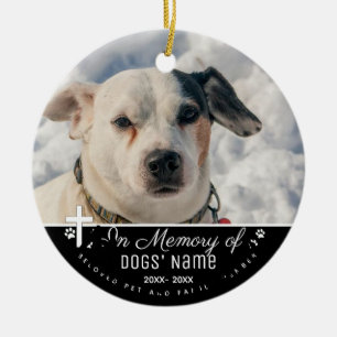 Memorial Pet Ornaments - Custom Dog Loss