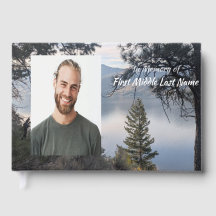 Memorial Photo Beautiful Lake Mountains Trees