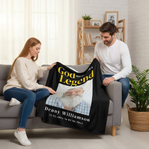 Memorial Photo Blanket In Loving Memory