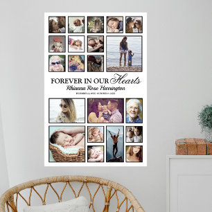 Memorial Photo Collage Poster
