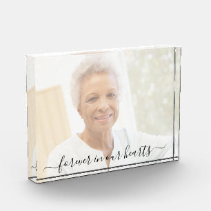 Memorial Photo Forever In Our Hearts Elegant