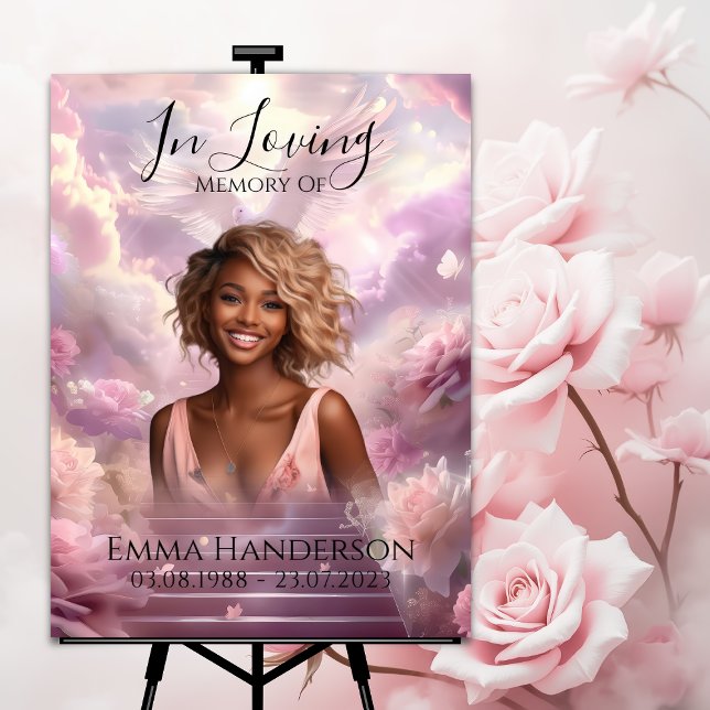 Memorial Photo Funeral welcome sign (Creator Uploaded)