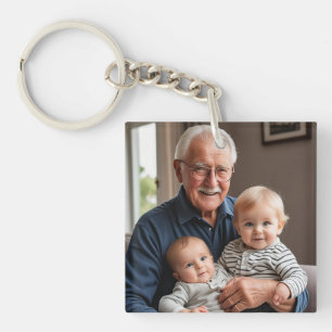  Memorial Photo   GRAMPS Personalise Key Ring