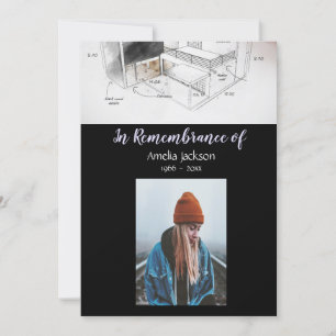 Memorial Photo Invite Architecture Architect 