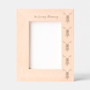 Memorial Photo Motorcycle Biker  Etched Frames