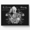 Memorial Photo Vintage Flower Remembrance Keepsake