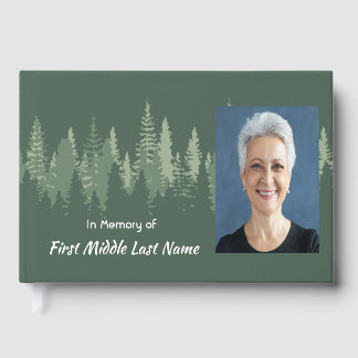 Memorial Photo Wilderness Forest Trees Guest Book