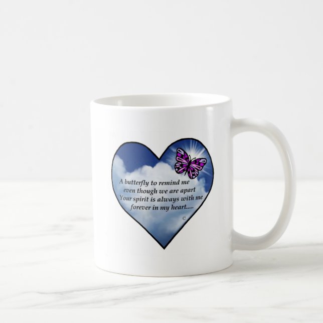 Memorial Poem Coffee Mug (Right)