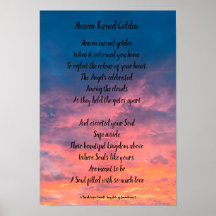 memorial poem poster