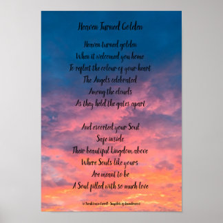 memorial poem poster