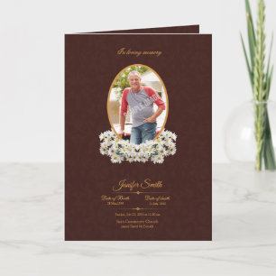 Memorial Program Brochure Programme