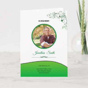 Memorial Program Brochure Programme