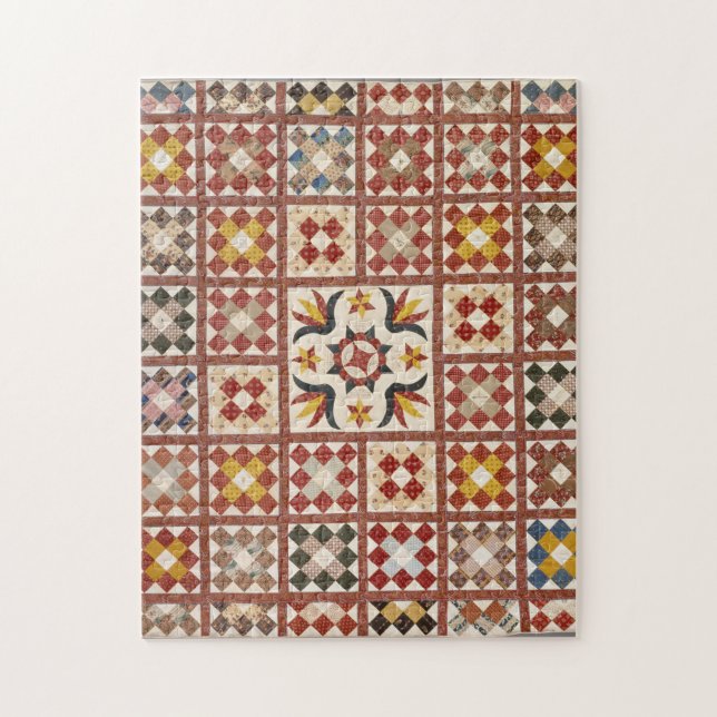 Memorial quilt jigsaw puzzle (Vertical)
