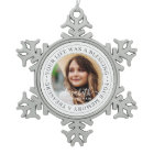 Memorial Quote Modern Elegant Chic Custom Photo