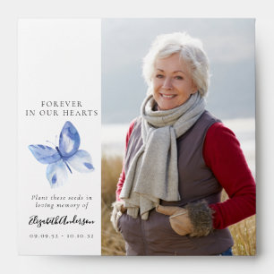 Memorial Seed Packet - Butterfly Photo Tribute Envelope