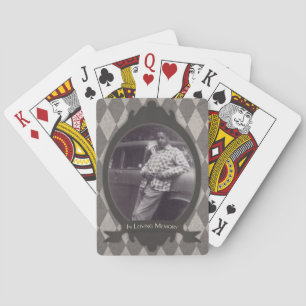 memorial service gift playing cards