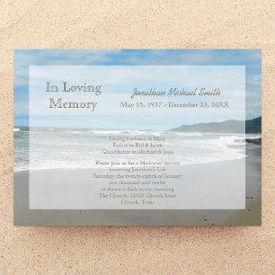 Memorial Service Invitation